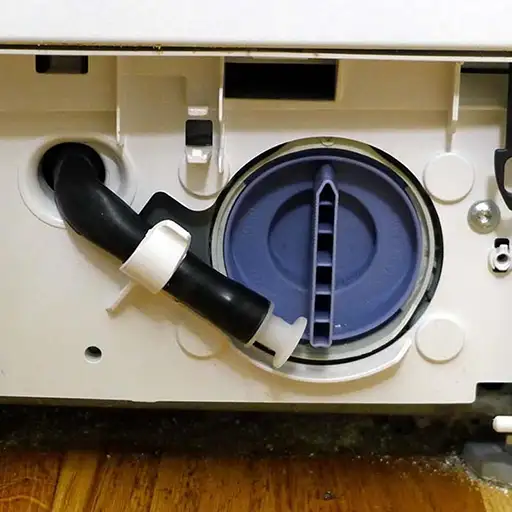 فیلتر پمپ تخلیه ماشین لباسشویی