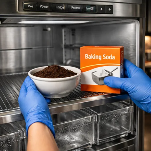 رفع بوی بد یخچال