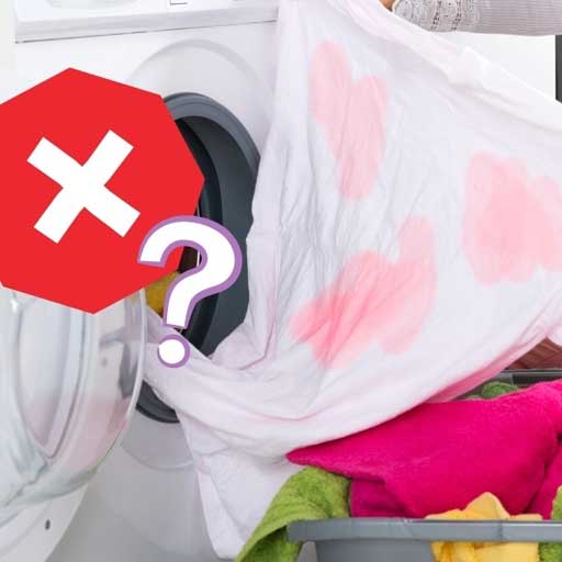 علت قاطی شدن رنگ لباس در لباسشویی