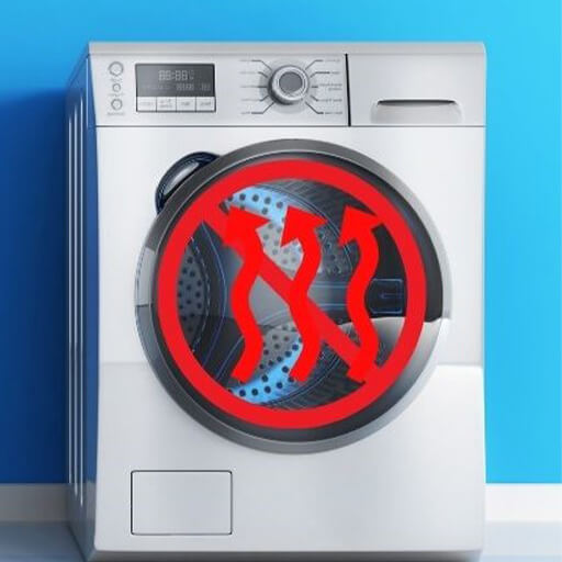 علت گرم نشدن آب ماشین لباسشویی