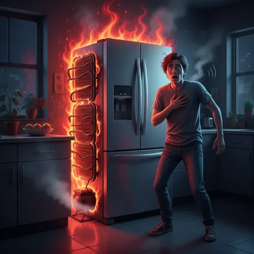 علت یکسره کارکردن یخچال