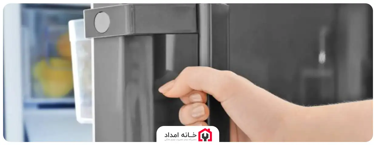 نشانه های افتادگی درب یخچال