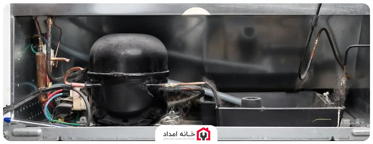 رفع نشتی گاز یخچال فریزر