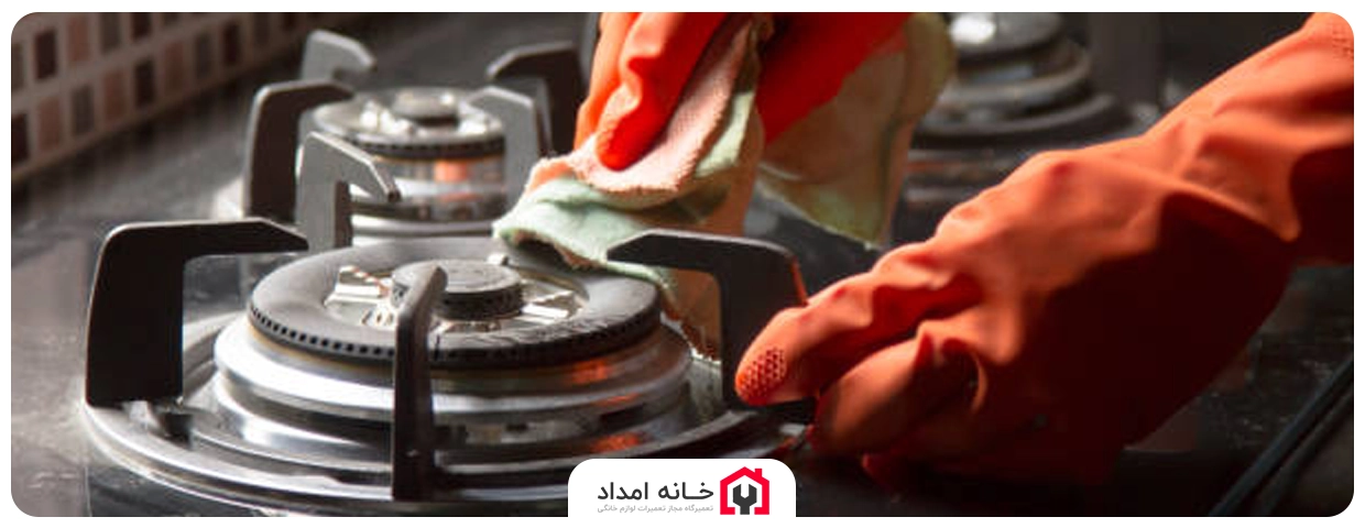 چگونه می‌توان کثیفی سر شعله را تمیز کرد؟