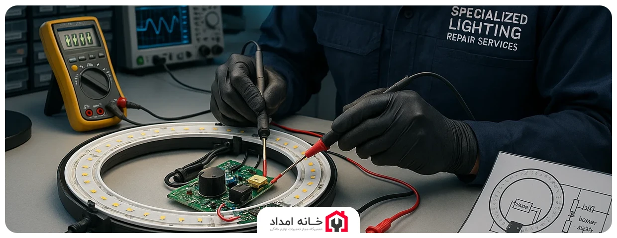 تعمیر رینگ لایت با خدمات تخصصی خانه امداد