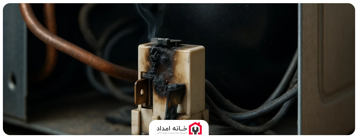 ایراد در رله کمپرسور | علت زود اتومات کردن یخچال