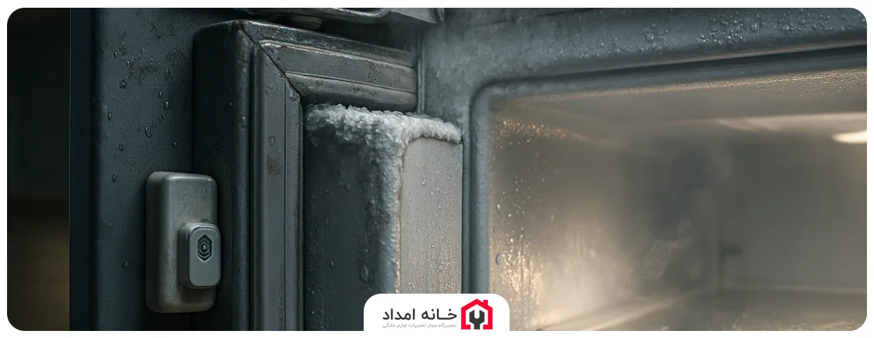 بیش از اندازه  باز ماندن درب یخچال 