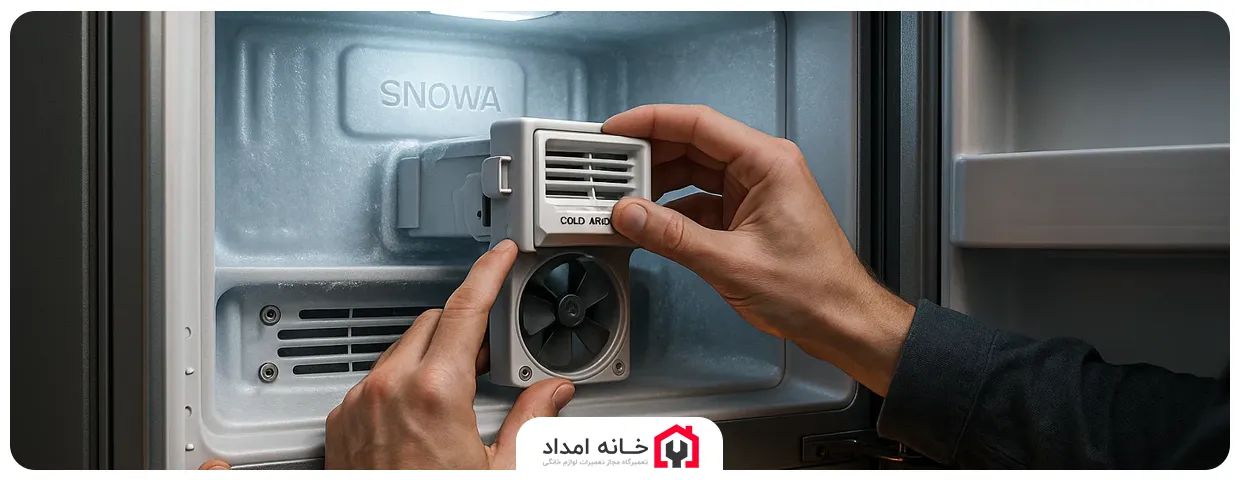 آزمایش کردن دمپر هوای سرد