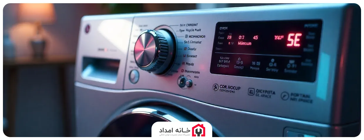 خطای SE یا 5E ماشین لباسشویی ال جی