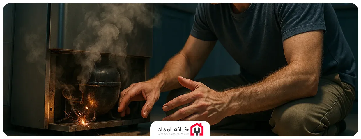 با سوختن موتور یخچال چه اتفاقی میوفتد؟