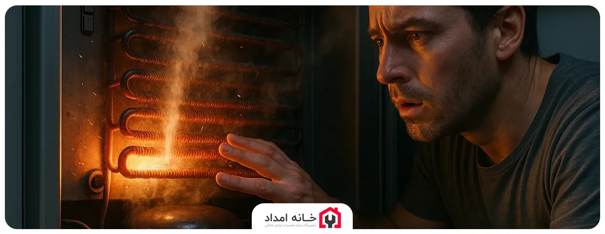 بالا بودن فشار در کندانسور