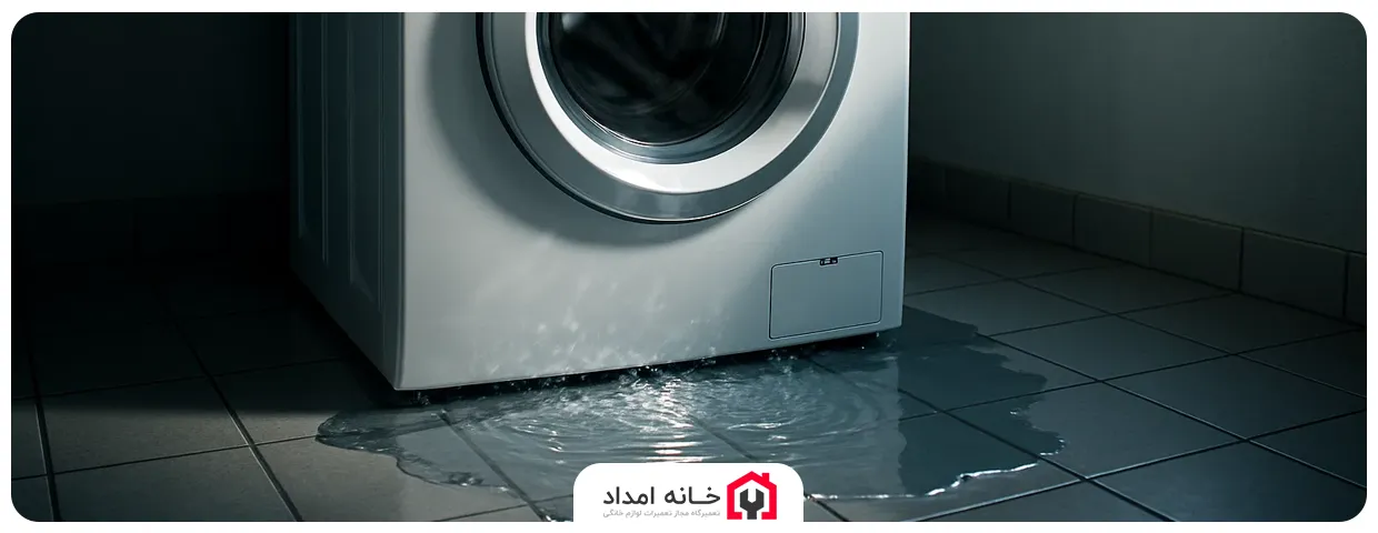 7 علت اصلی نشت آب از ماشین لباسشویی و راهحلهای آن
