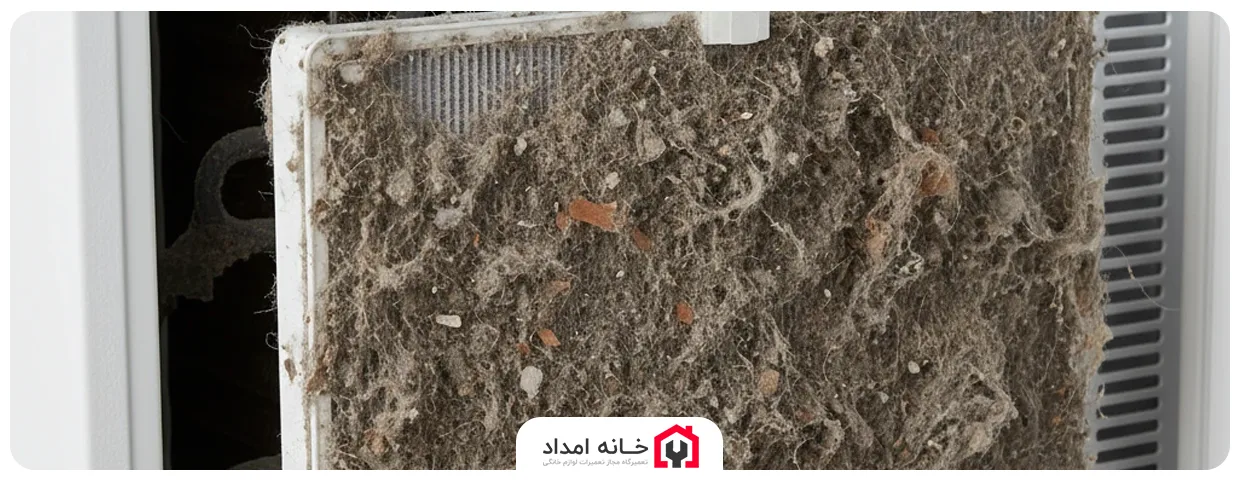 فیلتر هوا یا فیلتر گرد و غبار مسدود شده