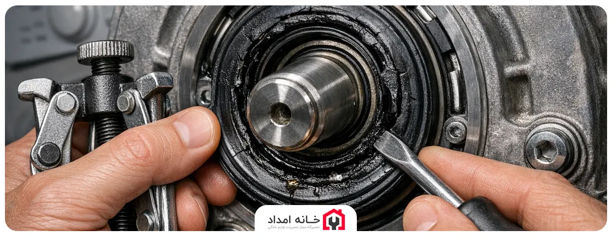 دلایل خراب شدن کاسه نمد لباسشویی