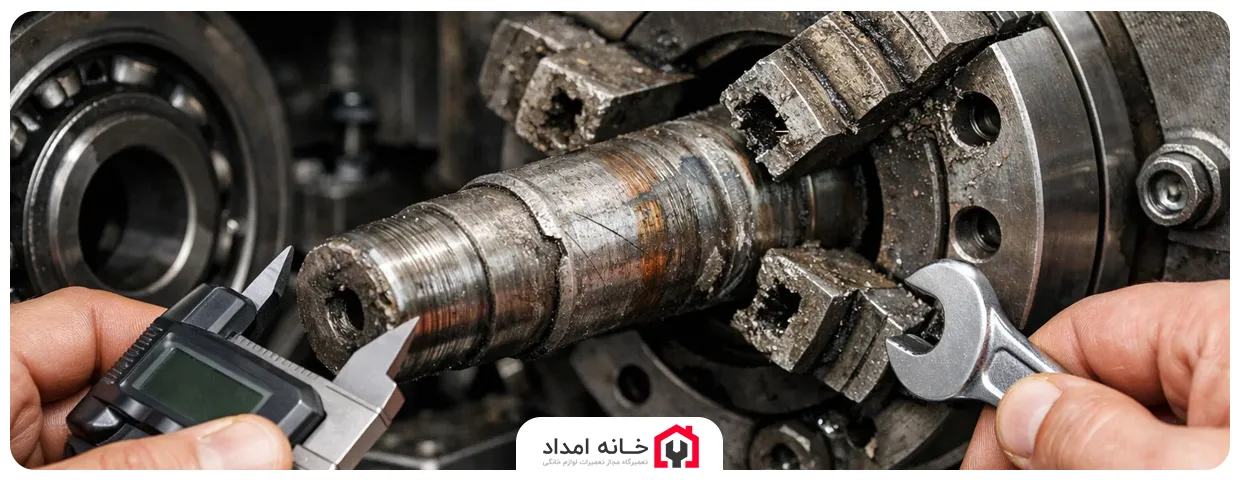 آسیب دیدن شفت و سهنظام (Spider/Shaft Damage)