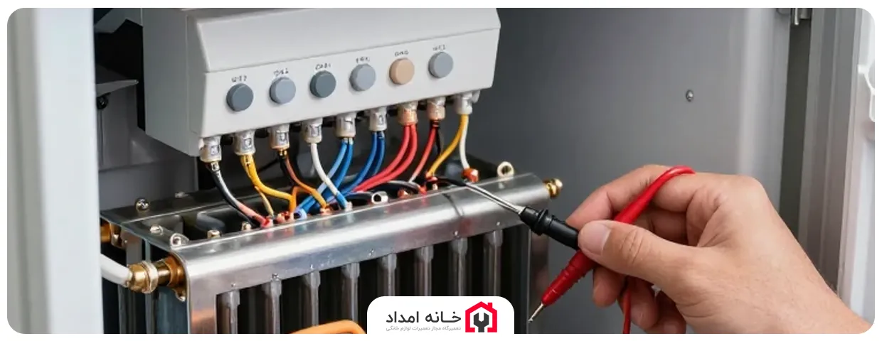 تست المنت یخچال با برق