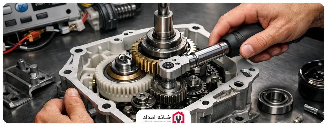  تعمیر گیربکس لباسشویی درب بالا